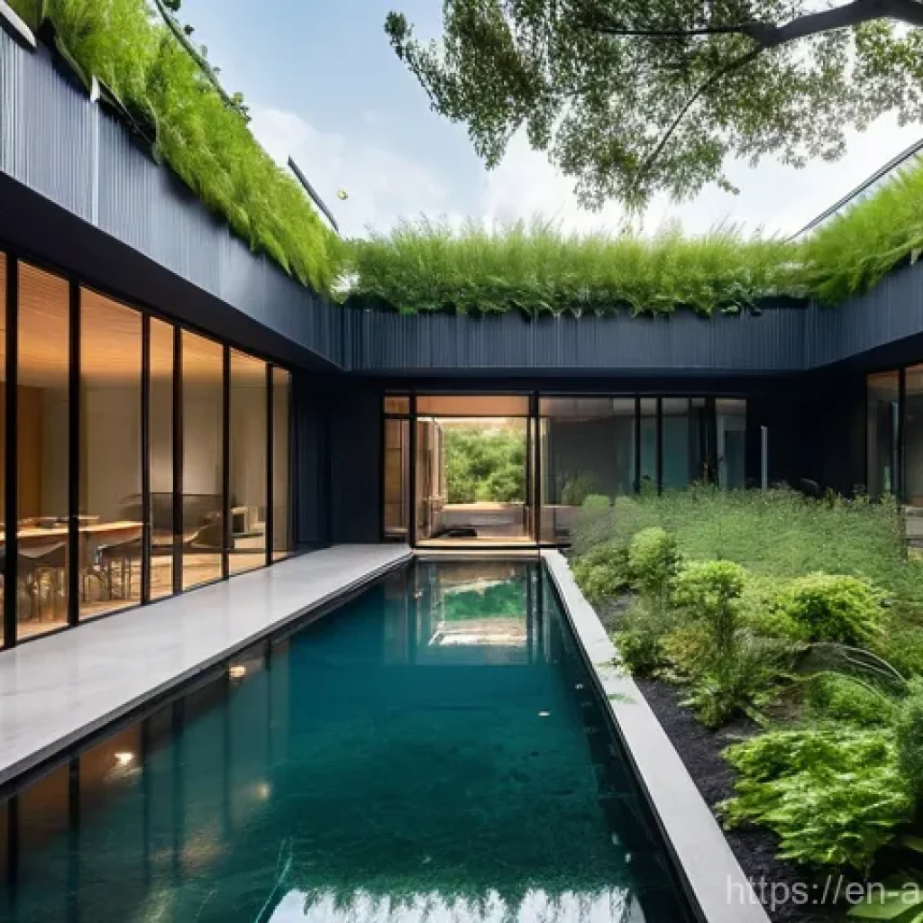 건축 공모전 수상작 분석 - **Sustainable and Biophilic Urban Oasis:**
    "An award-winning, ultra-modern architectural buildin...