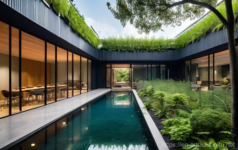 건축 공모전 수상작 분석 - **Sustainable and Biophilic Urban Oasis:**
    "An award-winning, ultra-modern architectural buildin...