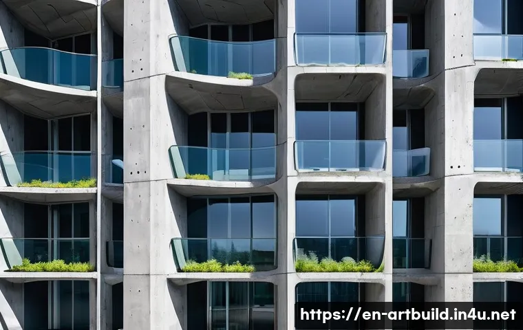 친환경 콘크리트 개발 동향 - **Prompt 1: Carbon-Negative Cityscape**
    "A stunning, futuristic cityscape at dawn, with sleek, m...